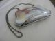 Antique Victorian Edwardian Art Nouveau G Silver Sleek Classic Coin Clam Purse Victorian photo 3