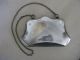 Antique Victorian Edwardian Art Nouveau G Silver Sleek Classic Coin Clam Purse Victorian photo 6