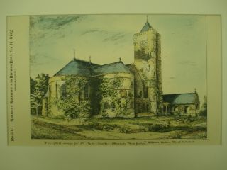 St.  Paul ' S Church Design,  Paterson,  Nj,  1899, photo