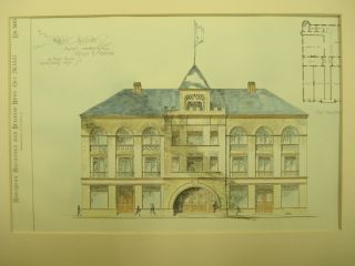 Watkin ' S Institute,  New York,  Ny,  1881,  Plan photo