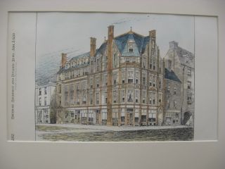 Ymca Building,  Lynn,  Pa,  1880,  Plan photo