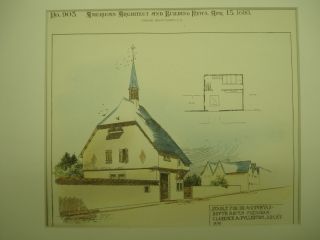 A C Runyan Stable,  South Haven,  Mi,  1893,  Plan photo