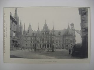 The Rathhaus,  Wiesbaden,  Germany,  1892,  Gelatine Print photo