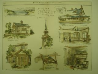 Sketches In Cohasset,  Ma,  1885,  Plan photo