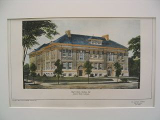 High School,  Goshen,  In,  1904,  Plan photo