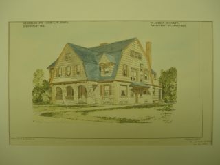 Mrs.  L F Jones Residence,  Kirkwood,  Mo,  1903, photo