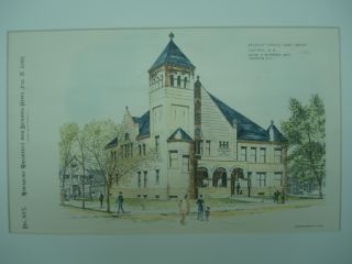 Belknap County Court House,  Laconia,  Nh,  1893, photo