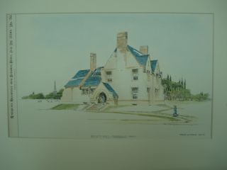 Divinity Hall,  Cambridge,  Ma,  1890,  Plan photo