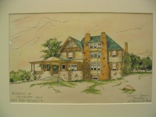 Waln Residence,  Chester County,  Pa,  1894,  Plan photo