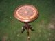 Antique Victorian Best Inlaid Walnut 1800s Pedestal Flower Bust Table Stand 1800-1899 photo 2