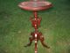 Antique Victorian Best Inlaid Walnut 1800s Pedestal Flower Bust Table Stand 1800-1899 photo 3
