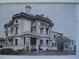 House Of Mr.  Spencer,  St.  Louis Mo,  1907.  Photogravure photo