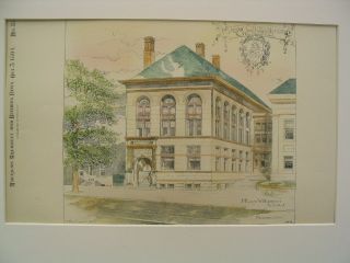 New Court - House,  Chester Co,  Pa,  1891,  Plan photo
