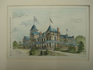 New Hotel,  Washington,  Dc,  1887,  Plan photo
