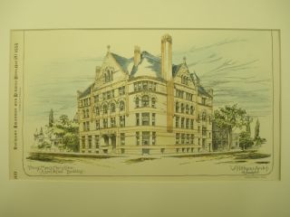 Ymca Building,  Minneapolis,  Mn,  1888,  Plan photo