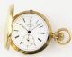Jules Frederik Jürgensen 18k Gold Chronograph Hunter Pocket Watch Taschenuhr Victorian photo 7