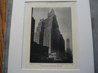 Lexington Hotel,  New York,  New York,  1930 Photo photo
