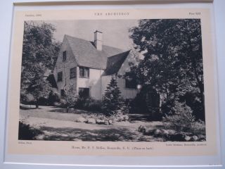 N.  T.  Mckee House,  Bronxville,  Ny 1926 Photo photo