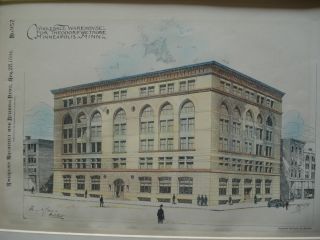 Warehouse For Theo.  Wetmore,  Minneapolis Mn,  1894.  Orig photo