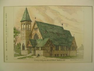 Memorial Church,  Baltimore,  Md,  1883,  Plan photo