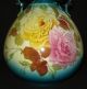 Antique Royal Bonn Hand Painted Porcelain Vase Franz Mehlem Roses Germany 1890 Vases photo 1