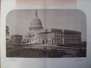 The United States Capitol,  Washington Dc,  1878,  Photo photo