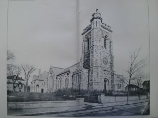 Congregational Church,  Whitinsville Ma.  1903 Photo photo