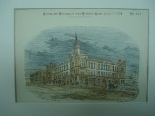 Us Quartermaster Depot,  St.  Paul,  Mn,  1884,  Orig.  Plan photo