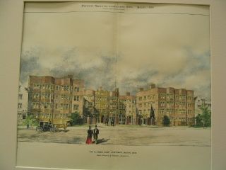 Richmond Ct.  Apartments,  Boston,  Ma,  1899,  Orig.  Plan photo