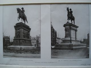 Equestrian Monuments,  Washington Dc,  1906.  Photogravure photo