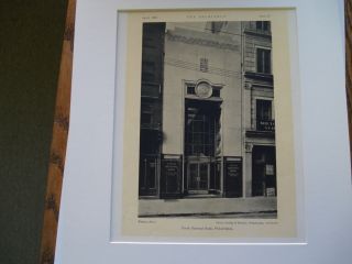 Tenth National Bank,  Philadelphia Pa 1926 Photogravure photo