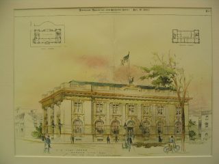 Us Post Office,  Kansas City,  Ks,  1900,  Plan photo