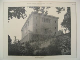 Memorial Hall Rear,  West Point,  Ny,  1900,  Photogravure photo