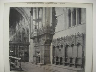 Dunblane Cathedral,  Dunblane,  Uk,  1896,  Photogravure photo