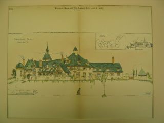 Greenway Court,  Berryvile,  Va,  1892,  Plan photo