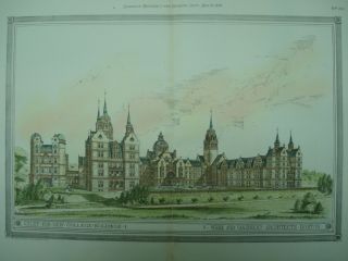 Study For New College Buildings By Ware And Van Brunt,  1879,  Plan photo