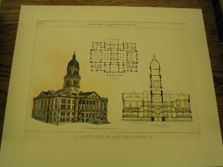 Design For Rhode Island State House 1892,  Plan photo