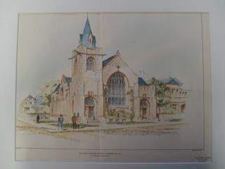 M.  E.  Church,  Jefferson City Mo,  1901.  Plan photo