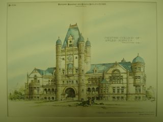 Freeman Applied Sciences College,  Inglewood,  Ca,  1888 photo