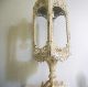 Extraordinary Antique Victorian Cast Spelter Lamp Porch Light Conversion Shabby Victorian photo 2