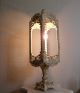 Extraordinary Antique Victorian Cast Spelter Lamp Porch Light Conversion Shabby Victorian photo 3