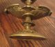 Antique Ornate Victorian Brass Cigarette Cigar Table Lighter Snake Holder Bronze Victorian photo 1