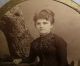 1870 ' S Framed Victorian Cabinet Photo Of New England Woman In A Bustled Dress Victorian photo 2