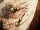 Paris Lace Pearl Vintage Brass Gold Victorian Antique Shabby Handcrafted Earring Victorian photo 2