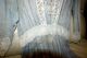 Antique Victorian Dress Blue White Lace 1890 ' S Victorian photo 8