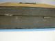 Antique Victorian Primitive Tin Hinged Spice Box Container Painted Cannisters Primitives photo 8