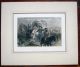 Historic Print 1860/70,  H.  B.  Hall Jr,  Emigrants Crossing The Plains,  Vg Condition Other photo 2