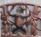 Black Forrest Carved Bears Musical Bench F Trauffer Carved Figures photo 4