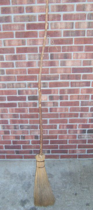 Old Primitive Witch Witches Broom Antique? photo