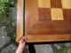 Antique Vintage Game Board With Inlaid Wood Primitives photo 2